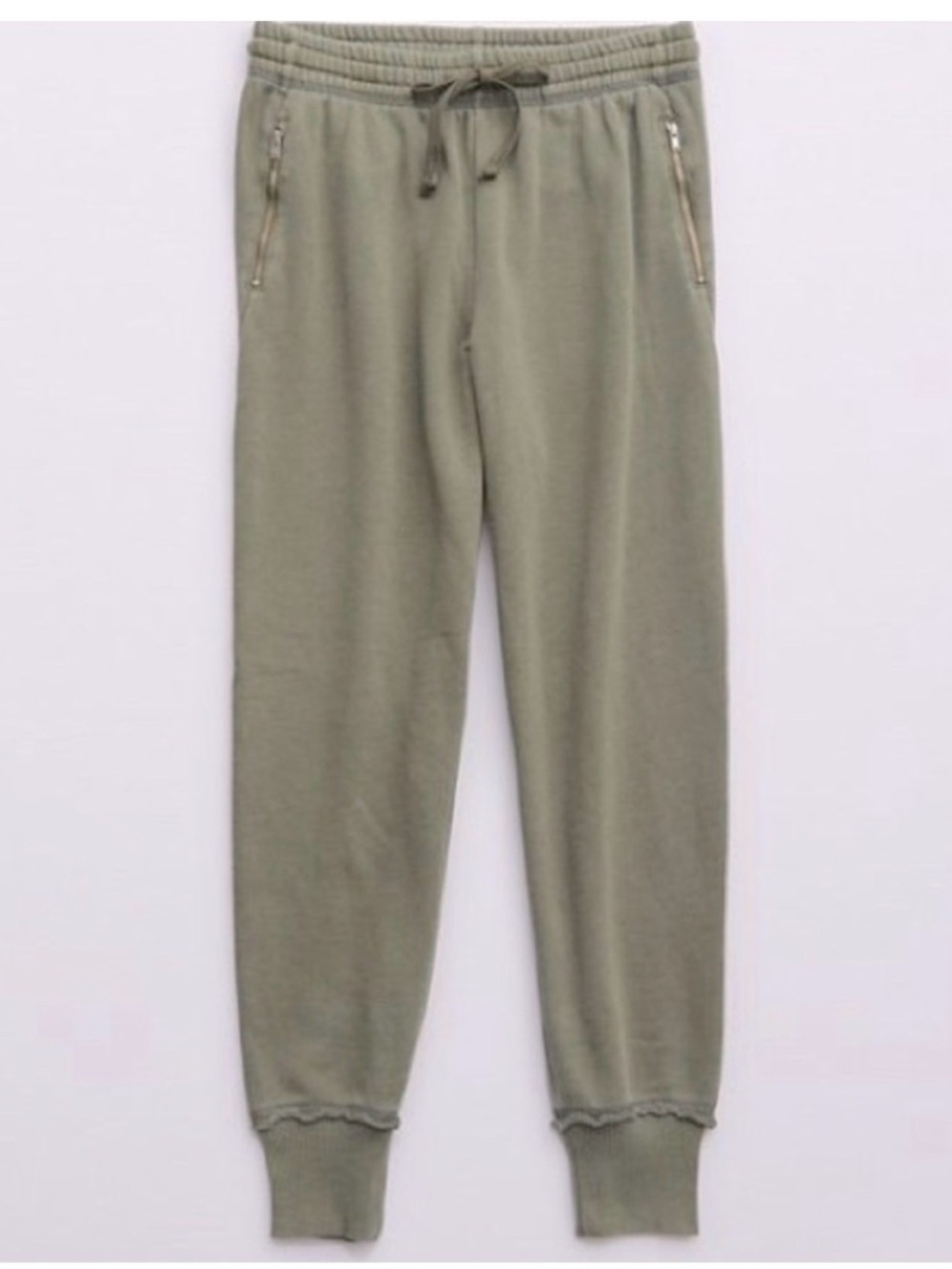 Aerie NWT green cuffed joggers, small long